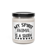 My Spirit Animal Is A Sloth, Scented Soy Candle, 9oz - £19.92 GBP+