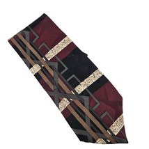 Screenplay by Martin Wong Mens Neck Tie Imported Fabric Geometric Pattern - £19.46 GBP