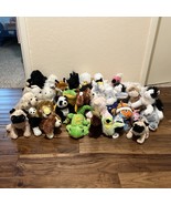 GANZ Webkinz  HUGE Mixed Lot Of 37 No Codes Plush Only Frogs, Horses, Fi... - $735.11 MXN