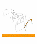 Chevrolet GM OEM 09-13 Impala Front Door-Run Channel Left 20984245 - $136.13