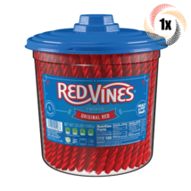1x Jar Red Vines Original Red Twists Chewy Candy Jar | 240ct | Fast Shipping - £24.56 GBP