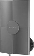 NEW Insignia NS-ANT20DA Compact Outdoor Amplified TV Antenna Gray 40-Mil... - $13.12
