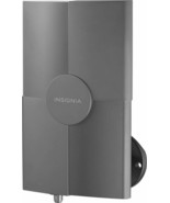 NEW Insignia NS-ANT20DA Compact Outdoor Amplified TV Antenna Gray 40-Mil... - £10.31 GBP
