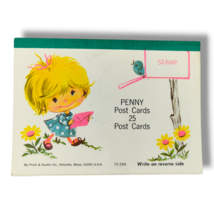 Vintage Penny Wise Post Cards Blank Stationery MCM Incomplete Set 4/25 - £7.16 GBP