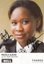 Nicola Alexis as PC Ruby Buxton ITV The Bill Hand Signed Cast Card Photo - £10.38 GBP