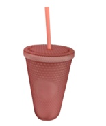 Starbucks Soft Touch Pink Lemonade Jelly Studded 16 Oz Cold Cup Tumbler NEW - £28.57 GBP