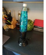16&quot; black base teal fluid lava lamp / glitter lamp - €42,43 EUR