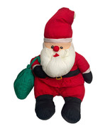 Vintage Four Star Santa Claus Plush Puffalump Style Nylon Stuffed Christ... - $27.14 CAD