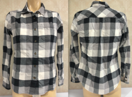 Carhartt Plaid Size Small 4/6 Long Sleeve Womens Work Cotton Blend Shirt - $11.82