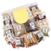 Real Wealth For Your Health Set of 15 Aromatic Whole Garam Masala Spices... - $43.43
