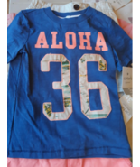 Carters Boys 3T Short Set &quot;Aloha&quot; 36 NWT Blue Salmon - $10.79 CAD