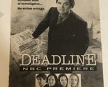 Deadline Tv Show Print Ad Oliver Platt Bebe Neuwirth Tpa15 - £4.74 GBP