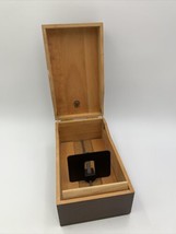Vtg Napa Valley PSI Wood Dovetailed Index 3x5 Recipe Card File Box Dark Stain - £28.32 GBP