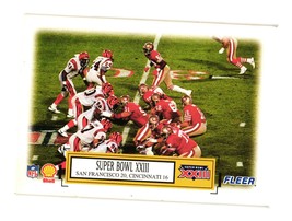 1995 Fleer Shell #1 Super Bowl XXIII - $2.00