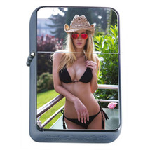 Country Pin Up Girls D29 Flip Top Dual Torch Lighter Wind Resistant - £13.25 GBP