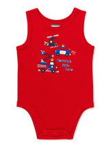 Garanimals Baby Boys Red Hero Tank Top Bodysuit Size 0-3 Months - £13.30 GBP