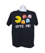 Pacman Men&#39;s Graphic T Shirt Size Large Ghosts Byte Me Retro Arcade Game - £17.35 GBP