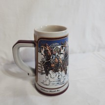Anheuser Busch Budwiser 1989 Collector&#39;s Series Stein Clydesdale Mug Vintage Bud - £15.37 GBP