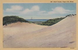 Sand Dunes Cape Cod Massachusetts MA Postcard A01 - £2.30 GBP