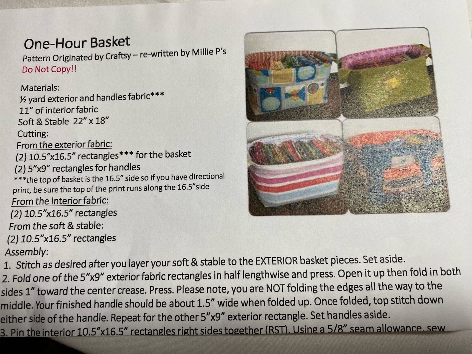 Craftsy One Hour Basket Orange Flower Quilting Project NEW - $18.99