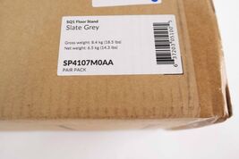 KEF SQ-1 Floor Stands (Pair) - Slate Gray image 2