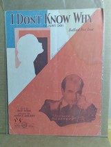 Sheet Music I Don’t Know Why - I Just Do by Roy Turk and Fred E. Ahlert - £7.81 GBP