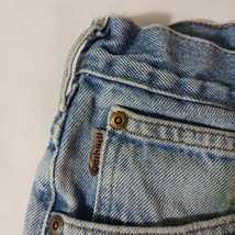 Carhartt Men's Faded Blue Denim Distressed Jeans Measured Size 35×29 image 8