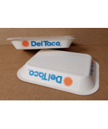 5 Del Taco Paper Tray Boat Container VTG 80s Fast Food French Fries Movi... - £8.96 GBP