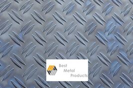 Aluminum Diamond Plate 3003-H22 .063 x 4 x 72 Second Choice Quality 1605... - $16.44