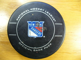 NHL Official NY Rangers 2012 Stanley Cup Playoffs Game Hockey Puck  - £59.94 GBP