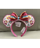 Disney Parks Beautiful Embroidered Minnie Mouse Ears Headband NEW - £35.22 GBP