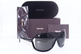 Brand New Tom Ford Tf 1068 01A Bettina Black Grey Lens Frames Sunglasses 68-15 - £300.40 GBP