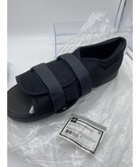 MEDLINE Semi rigid Post-Op 1 Shoe Black XLarge Men 12.5-14 Sz Adjustable... - $10.99