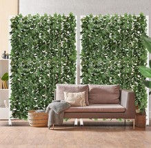 1 Pack Artificial Leaf Faux Ivy Expandable Privacy Fence Screen Grass Wall Stret - £82.50 GBP