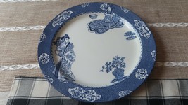 Antique TSING by Wood and Sons Blue 10&quot; Dinner Plate - £27.24 GBP