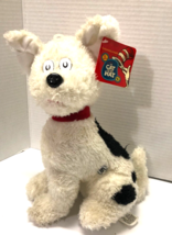 Kohls Dr Seuss The Cat in the Hat Nevins Black White Dog Plush - £3.85 GBP