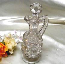 2848 Antique Block &amp; Star Footed Cruet with Stopper - £22.75 GBP