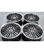 New DDR R21 17x7.5 5x100/114.3 35mm Black Polished 17" Wheels Rims (Set ... - $739.00
