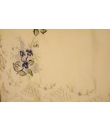 Floral  Blue Tablecloth Franco Damask,72x108 Oblong Off White/Cream/Napk... - $1,392.44 MXN