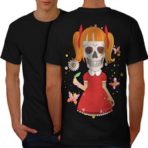 Girl Sugar Death Skull Shirt Hipster Body Men T-shirt Back - $12.99