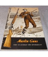 Marlin Firearms Co Hunting Rifle Catalog 1954 John Scott Cover New Haven... - £15.92 GBP
