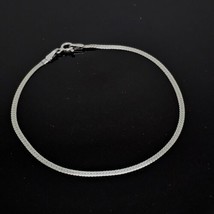 Milor 925 Sterling Silver Herringbone Chain Bracelet 1 Gram Italy 7.2&quot; Long - £19.62 GBP