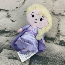 Disney Itty Bittys Elsa Plush Doll Purple Dress - £4.63 GBP