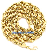 Rope Necklace New Large 24 Inch Long 9mm Wide Chain Lobster Claw Clasp  - £15.97 GBP