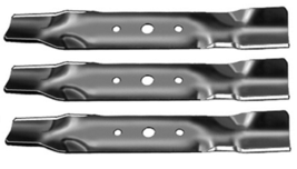 3pk Hi Lift Blades For John Deere GX20250 GY20568 L120 L120 L130 Windsor 50-2141 - £28.76 GBP