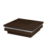 Fiberon 5 in x 5 in Simply Brown Integrated LED Fits Post Sleeve Deck Po... - $362.53 MXN
