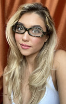 New Vintage ALAIN MIKLI AL 1019 0004 56mm Gray Cat Eye Eyeglasses Frame ... - $399.99