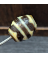 4 stripes Himalayan Tibetan Agate stone Dzi Bead Amulet - $88.32 CAD