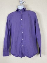 Ralph Lauren Men Size 16.5 Purple Striped Tailored Fit Dress Shirt Long ... - £5.97 GBP