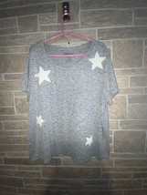 Torrid Super Soft Sleep Top Star Detail Print  Lounge Athleisure Size 2 - £8.17 GBP